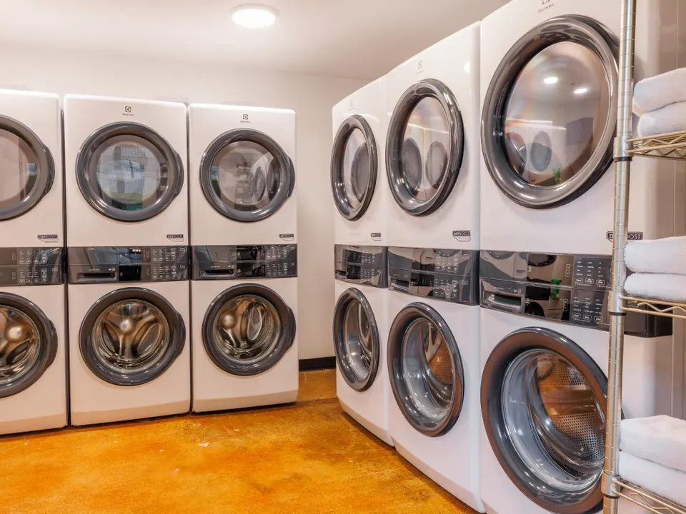 The laundry room